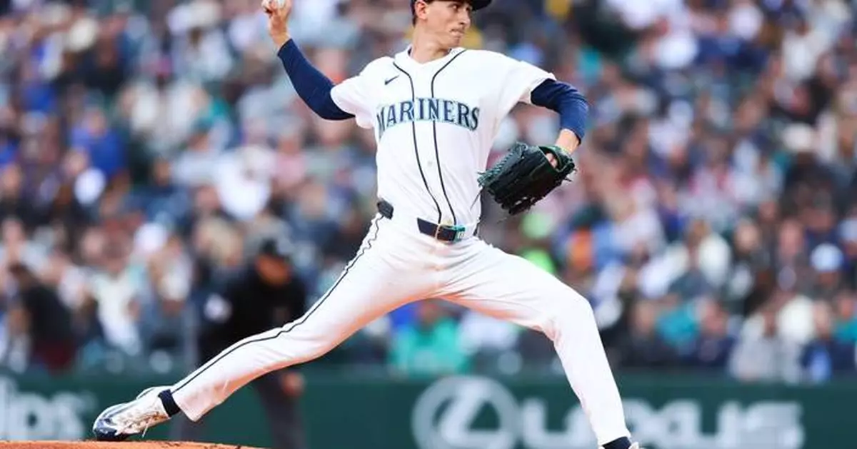George Kirby goes 8 innings and Cole Young homers twice as Mariners top Angels 6-2