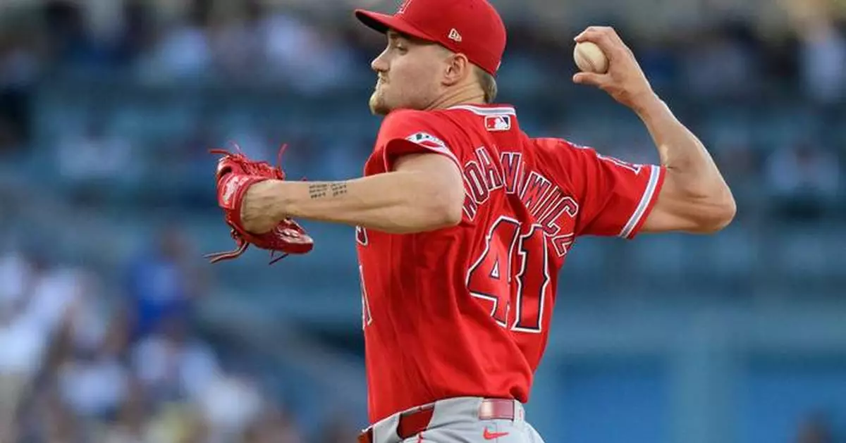 Angels place Jack Kochanowicz on the 15-day IL with right elbow inflammation