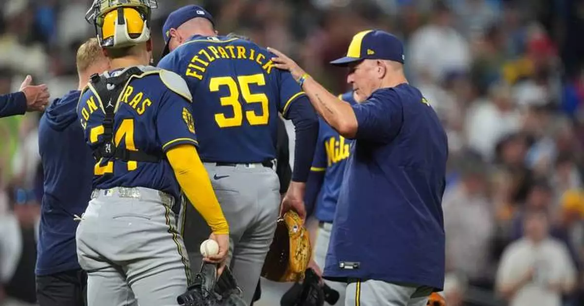 Brewers reliever Brian Fitzpatrick seeks 2nd opinion after getting diagnosed with partial UCL sprain