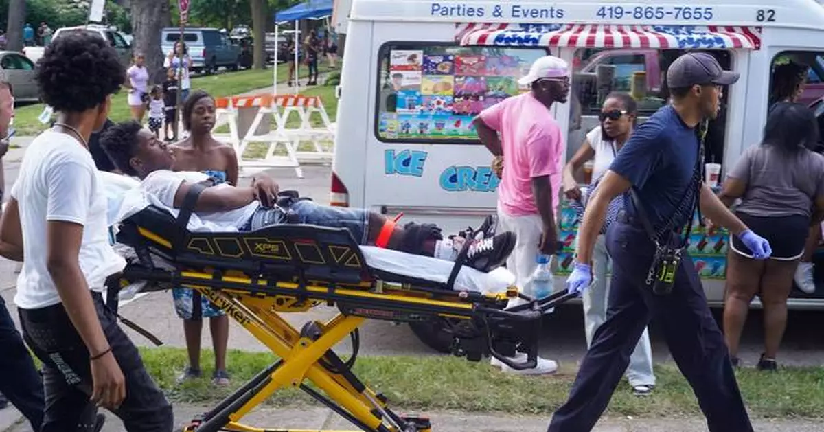 Police arrest a suspect in a shooting at an Ohio festival that wounded 12