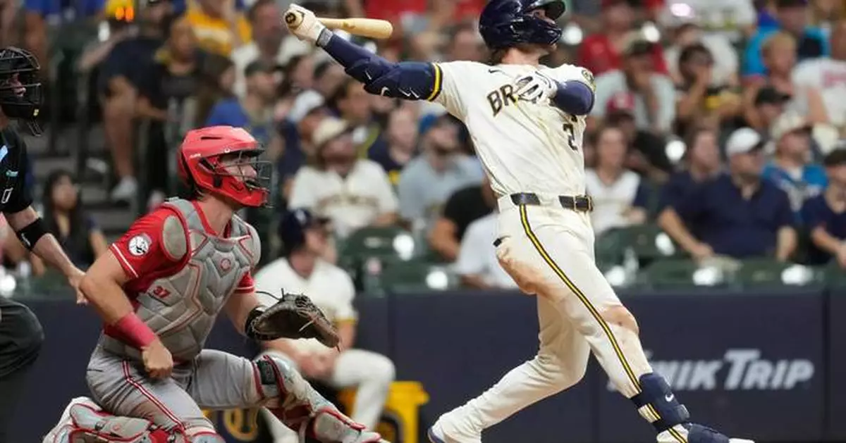 Ortiz homer gives Brewers 5-3 comeback win over Reds