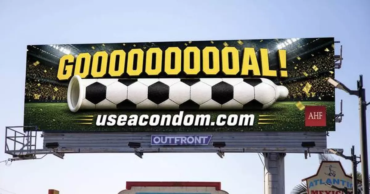 AHF's ‘GOOOOOOOOOAL!’ Billboards Remind World Cup Fans to Score Safely
