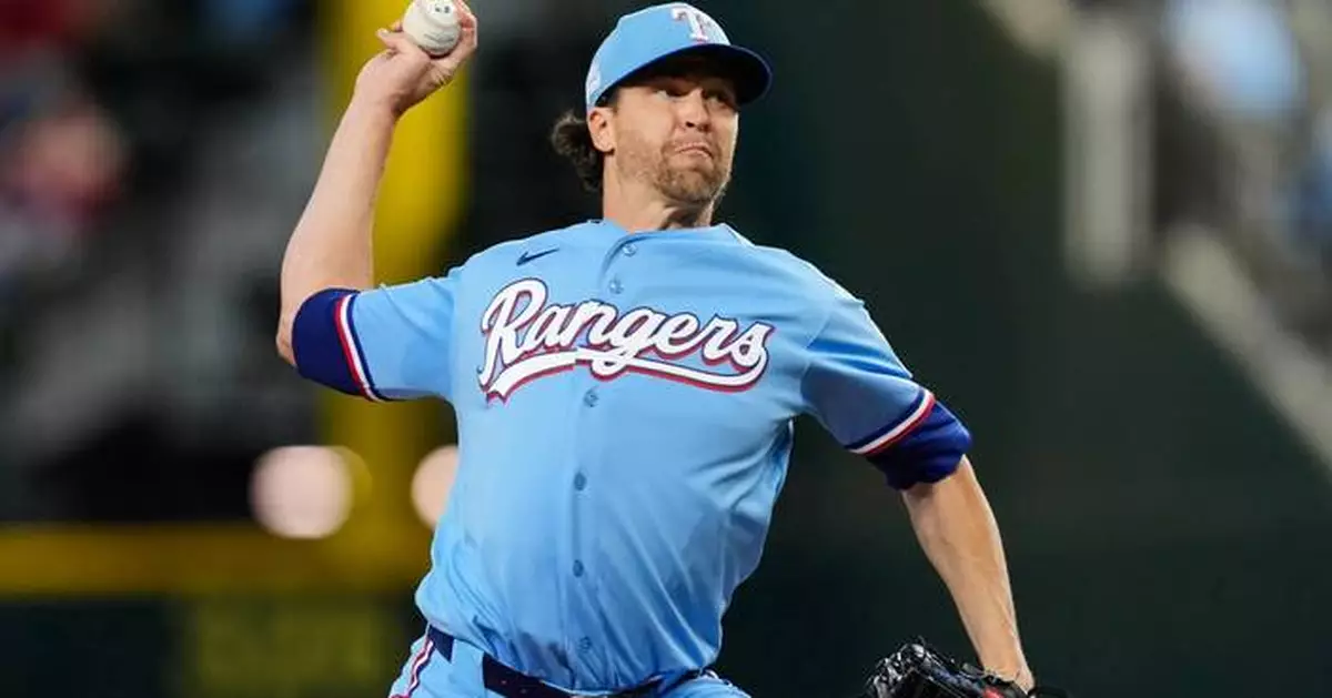 Jacob deGrom pitches 6 strong innings, Rangers hit 4 homers in 10-0 win over the Guardians