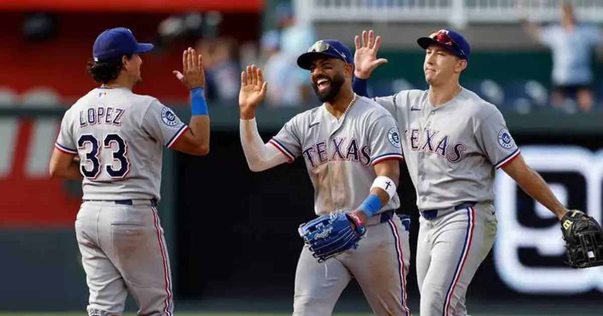 Seager homers as Rangers top Royals 4-2 to reach .500 for the first time since May 1