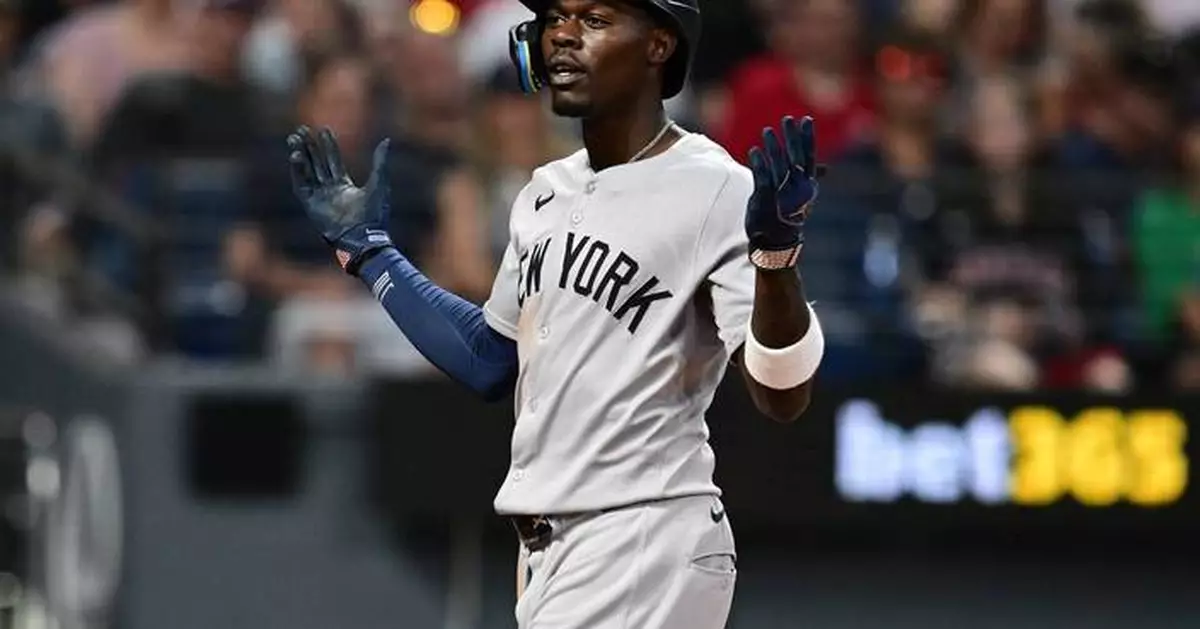 Chisholm's home run leading off the 8th gives Yankees 3-2 victory over Guardians
