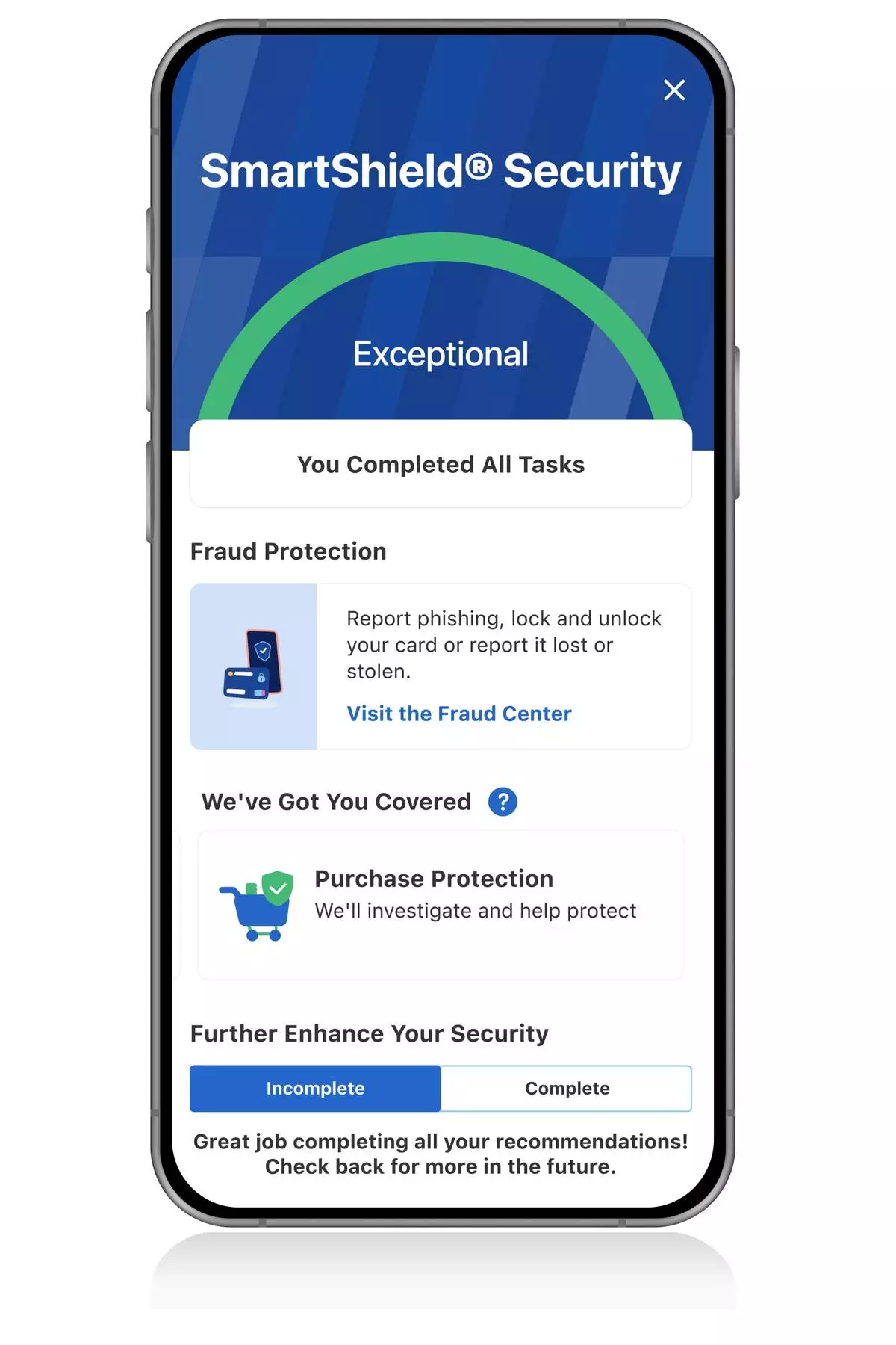 SmartShield is a free experience in the Fifth Third mobile app.