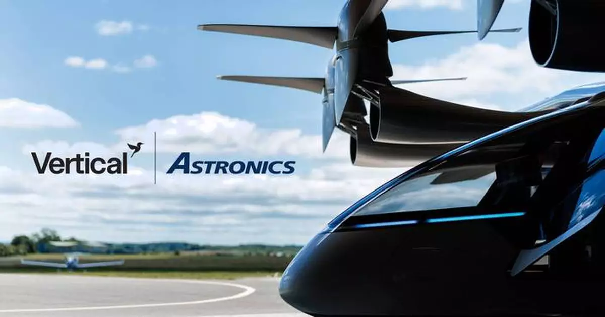 Vertical Aerospace Selects Astronics as Low-Voltage Power Distribution Supplier for Valo
