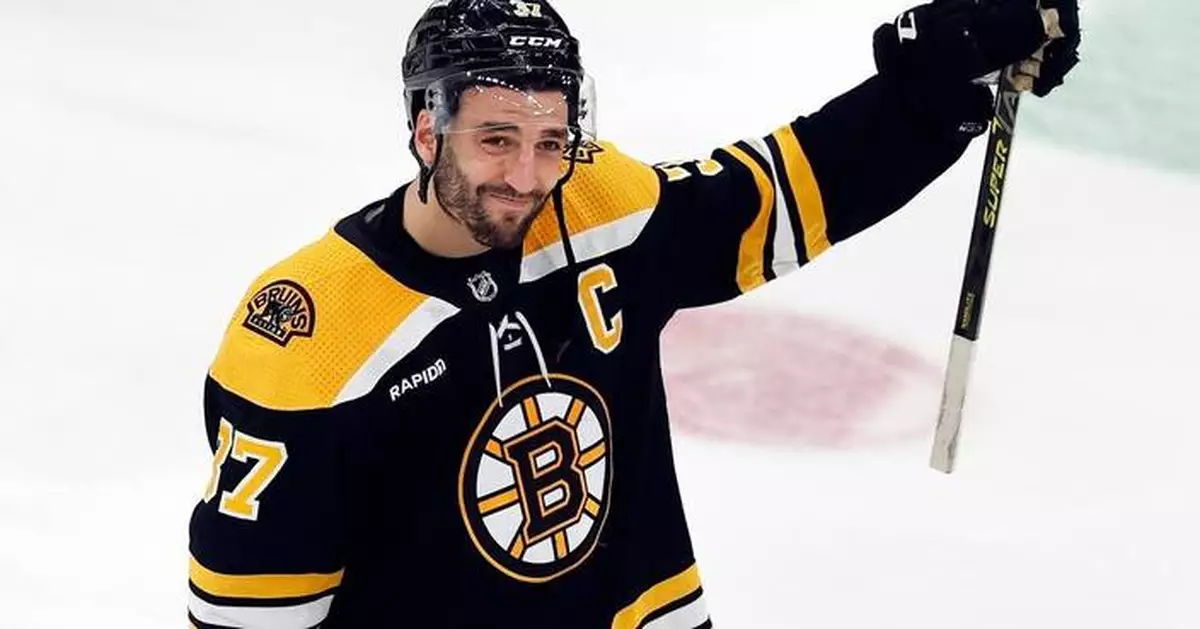 Boston Bruins are retiring Patrice Bergeron's No. 37 next season