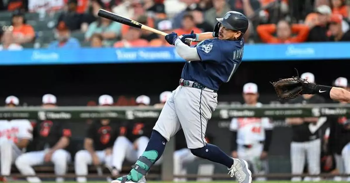 Josh Naylor's grand slam powers Mariners past Orioles, 6-3