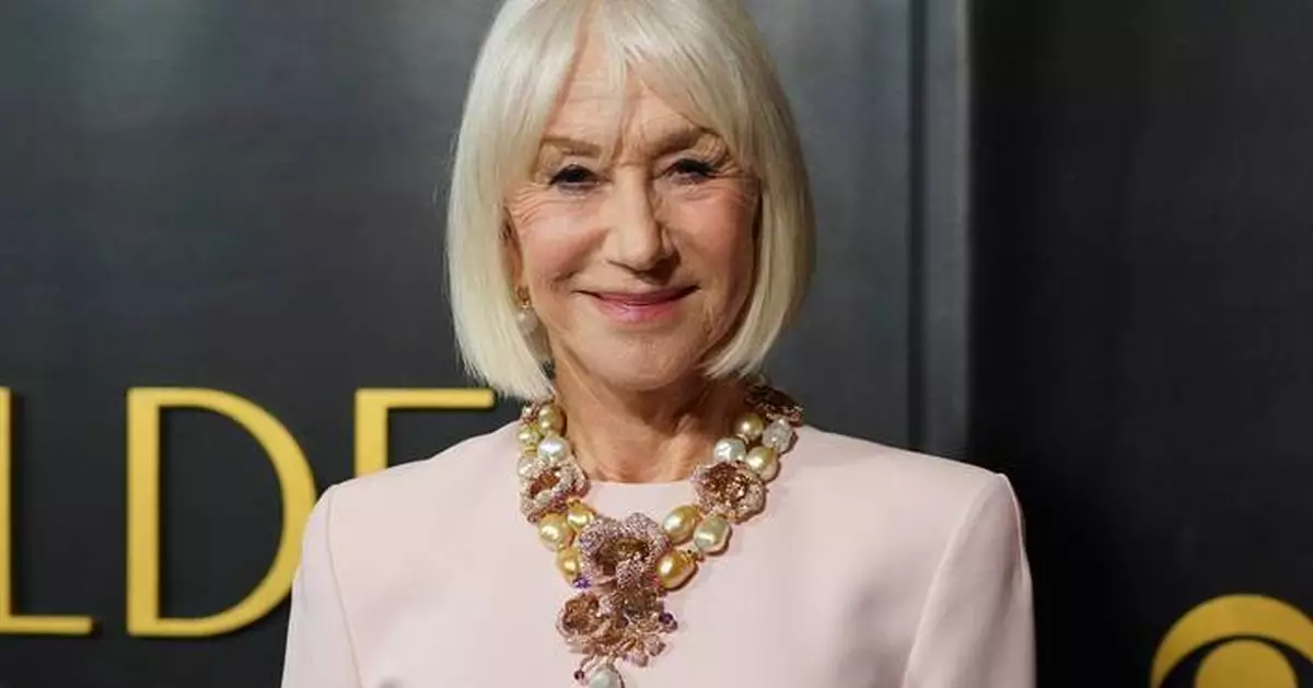 King Charles appoints actor Helen Mirren to a select group in his birthday honors list