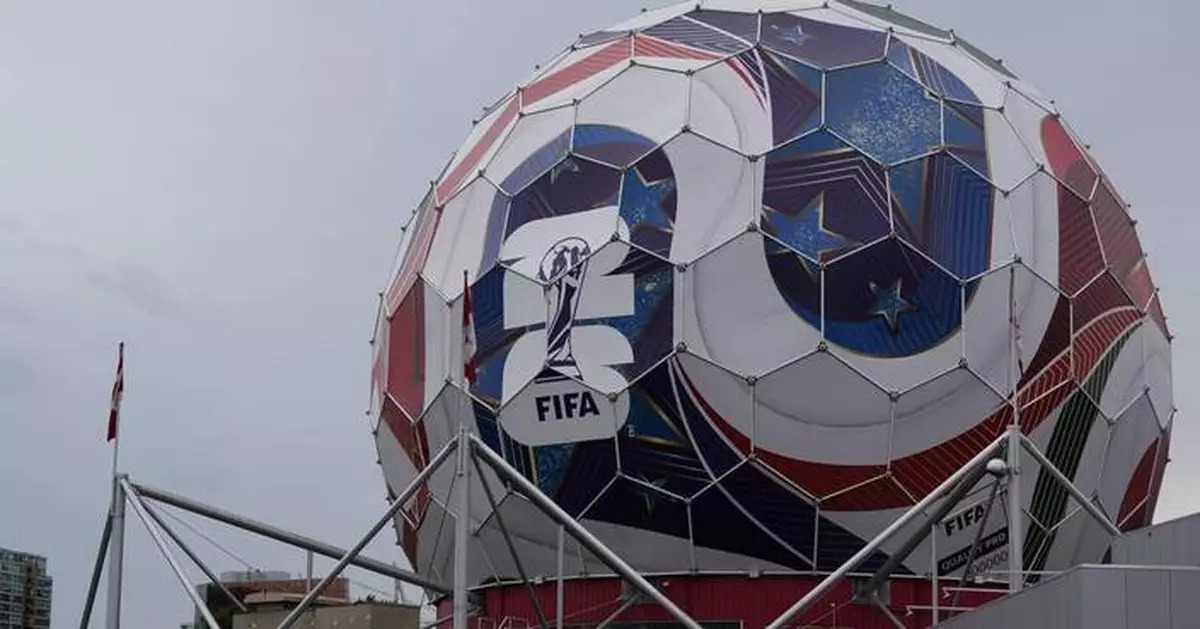 Vancouver turns its Science World museum into a giant 17-story soccer ball for the World Cup