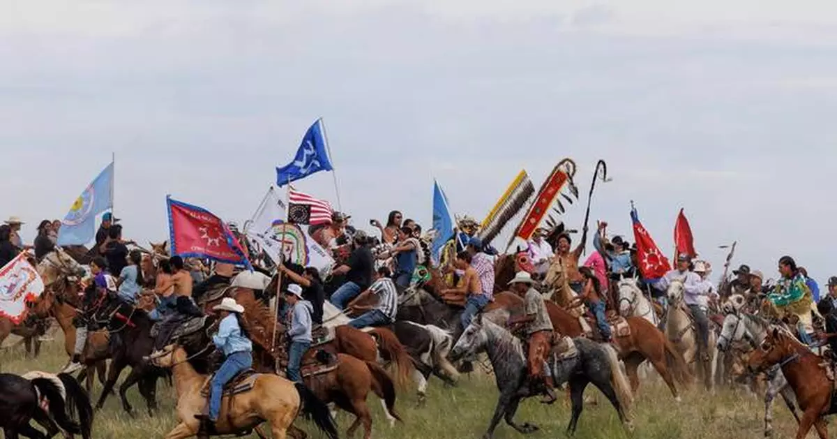Native American tribes mark the 150th anniversary of the Battle of Little Bighorn, in photos