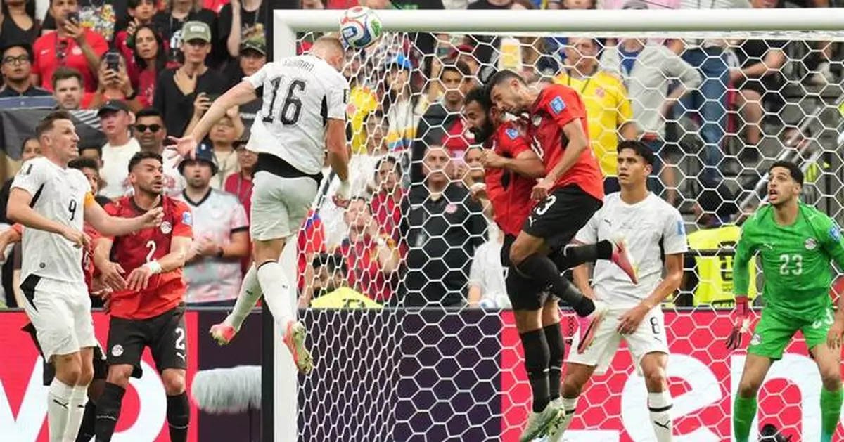 Surman gets World Cup goal but New Zealand falls to Egypt 3-1