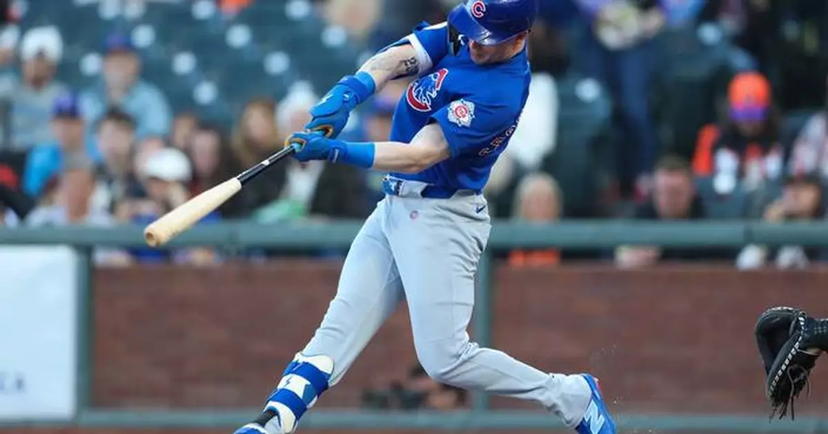 Pete Crow-Armstrong homers on 1st pitch of the game in the Cubs' 6-1 win over the Giants