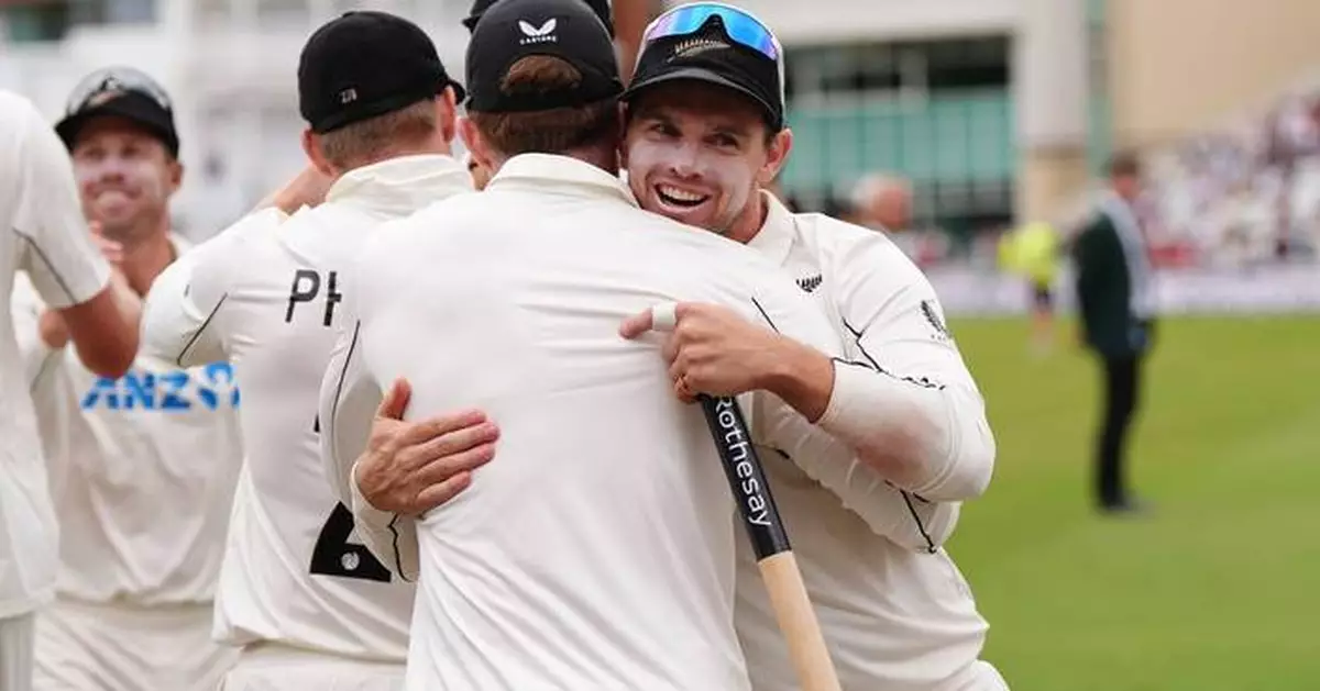 'Calmly resilient': Injury-hit New Zealand guts out a rare test series win in England