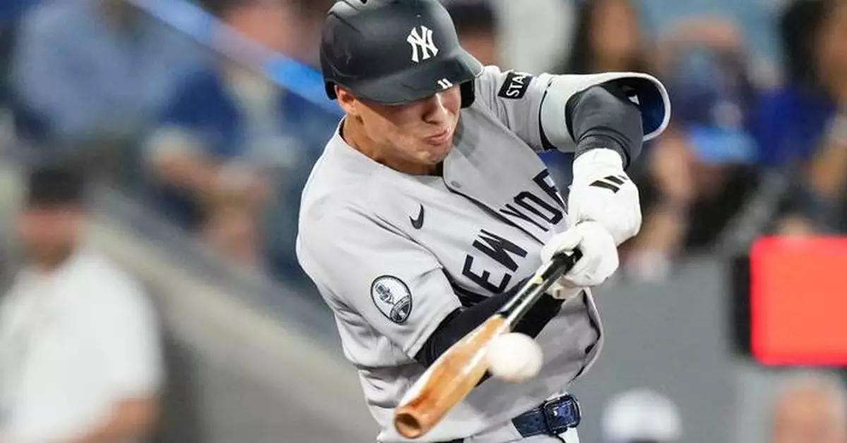 Rice hits tiebreaking HR in ninth inning, Caballero also connects as Yankees beat Blue Jays 8-3