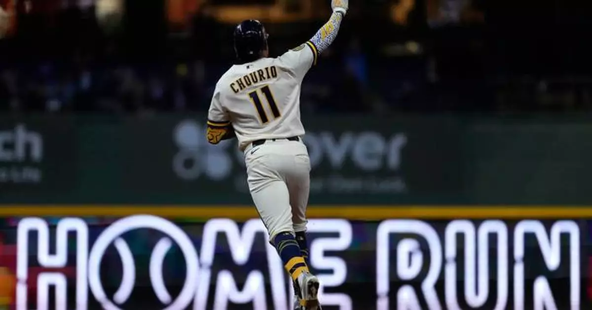 Yelich and Chourio homer as the Brewers beat the Guardians 9-4