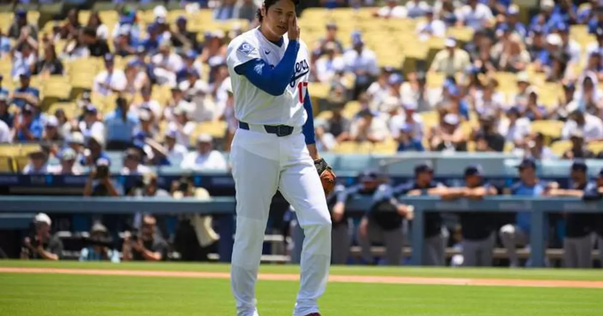 Shohei Ohtani’s bloody blister, a rough 5th inning and a Dodgers sweep