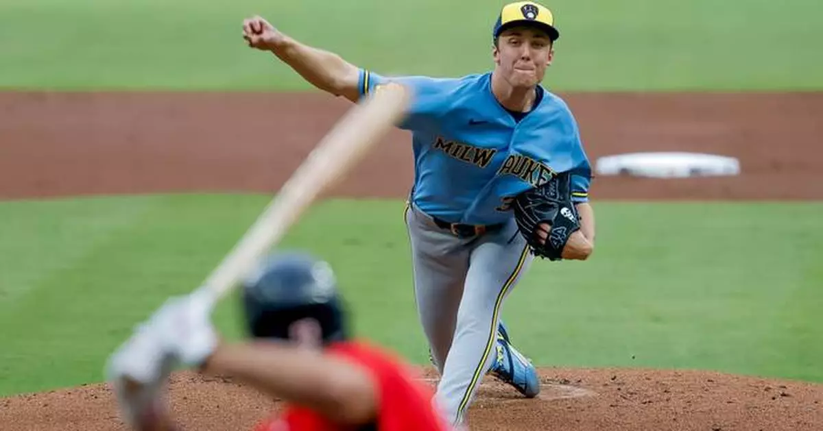 Brewers' Jacob Misiorowski hits 104.2 mph, gives up 2 runs against Braves