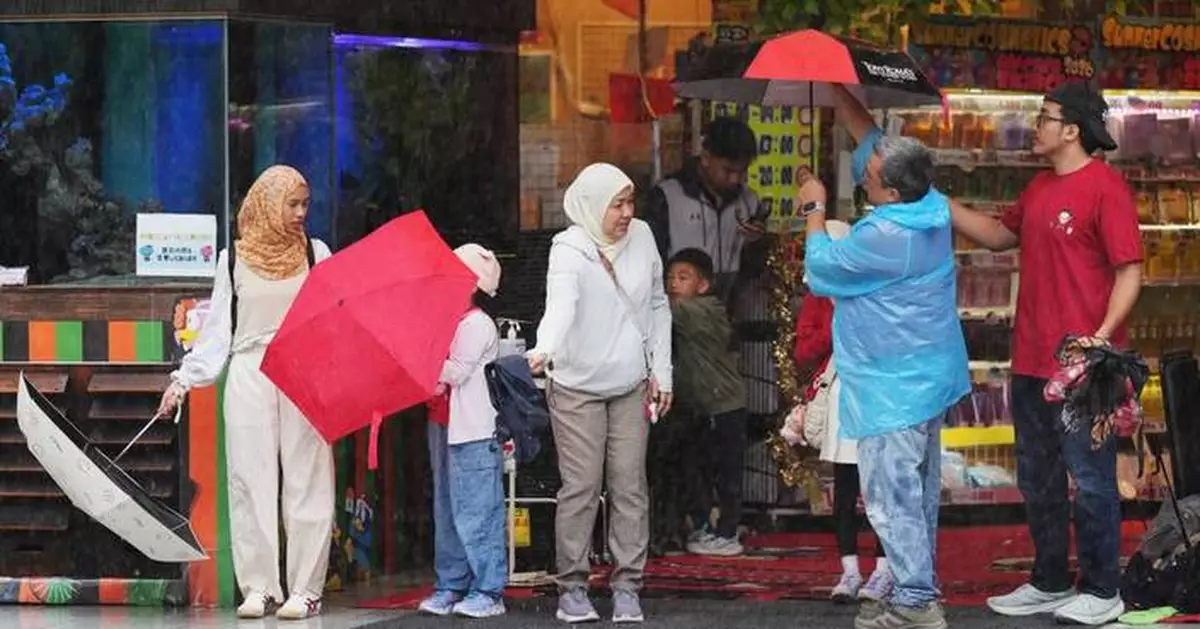 Heavy rain from tropical storm raises flood risks in the Tokyo region