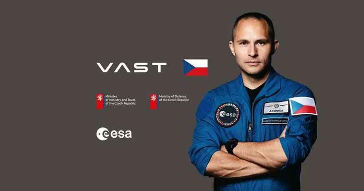 The European Space Agency, on Behalf of the Czech Republic, Signs Agreement with Vast for a Private Astronaut Mission to the International Space Station in Partnership with NASA