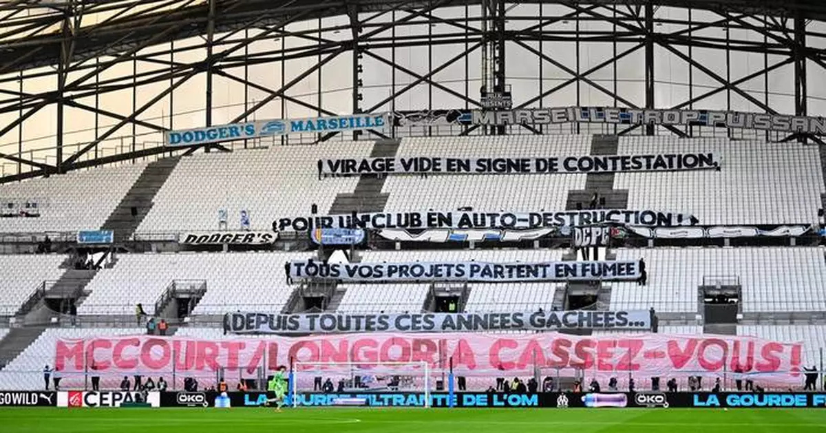 US-owned French club Marseille warned by UEFA of one-year European ban and fined $11.5M