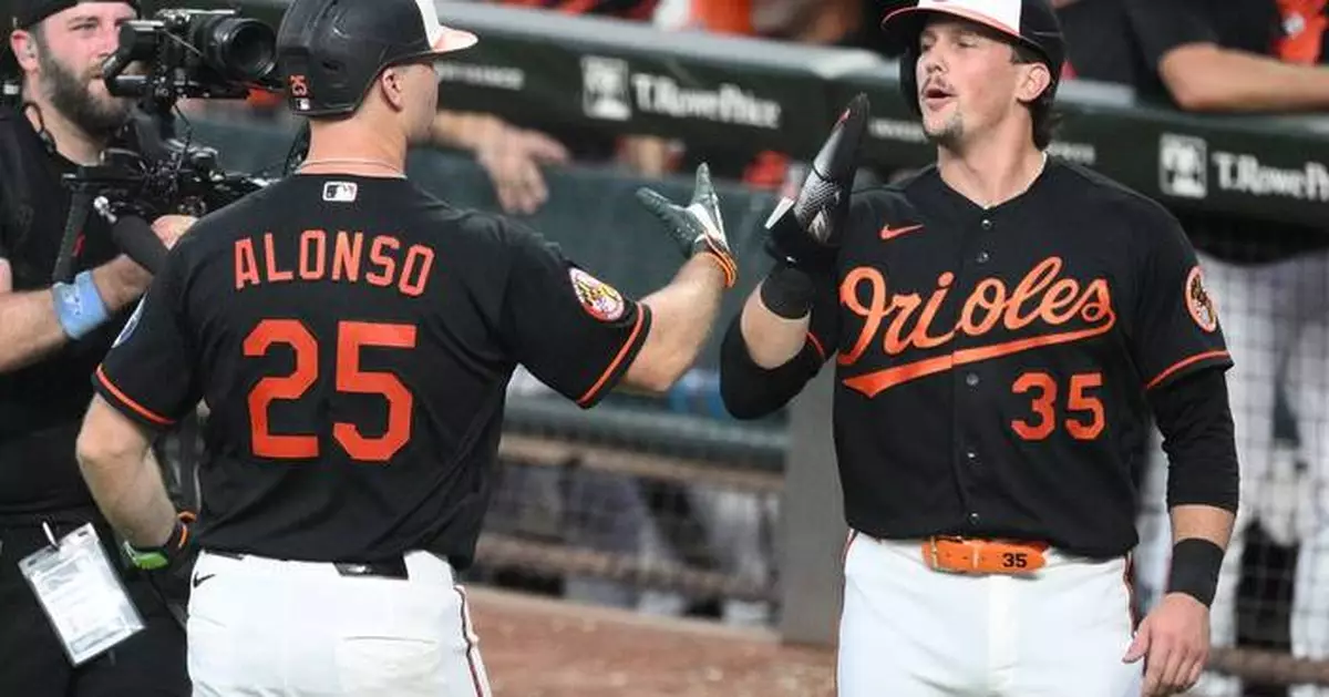 Alonso HR, Rutschman's 3 RBIs carry Orioles past Mariners 7-5