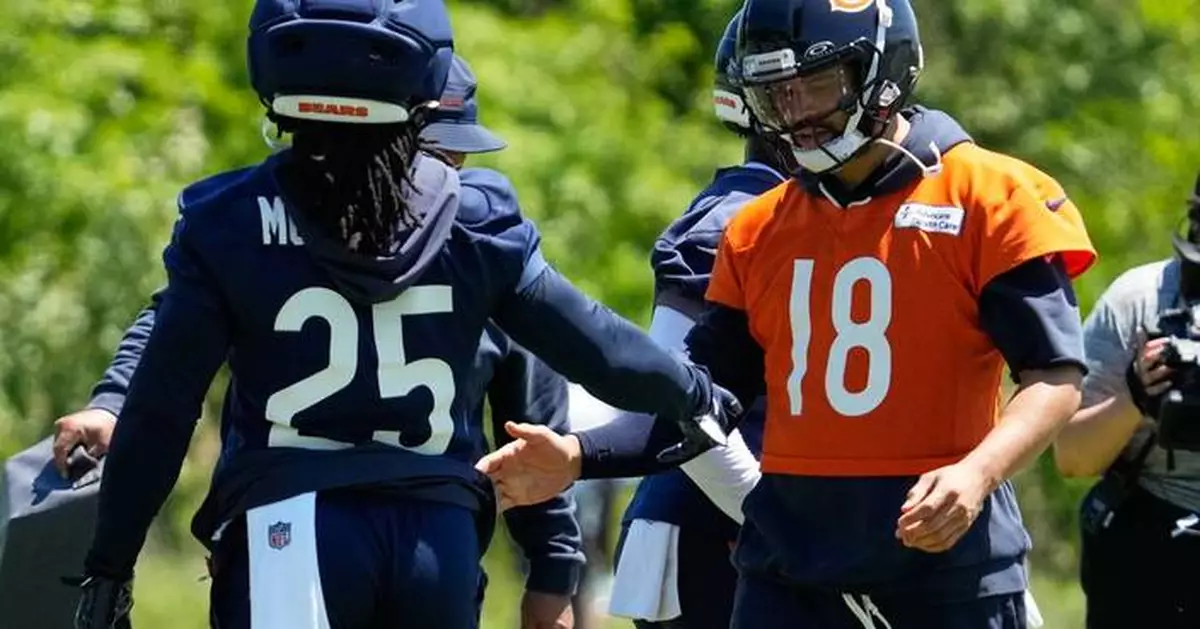 Caleb Williams strikes jump-throw pose for Madden NFL 27 cover