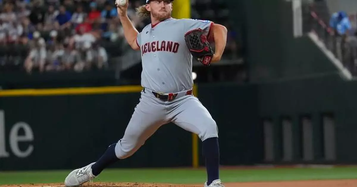 Tanner Bibee gets first win of season in 14th start, Guardians beat Rangers 6-0