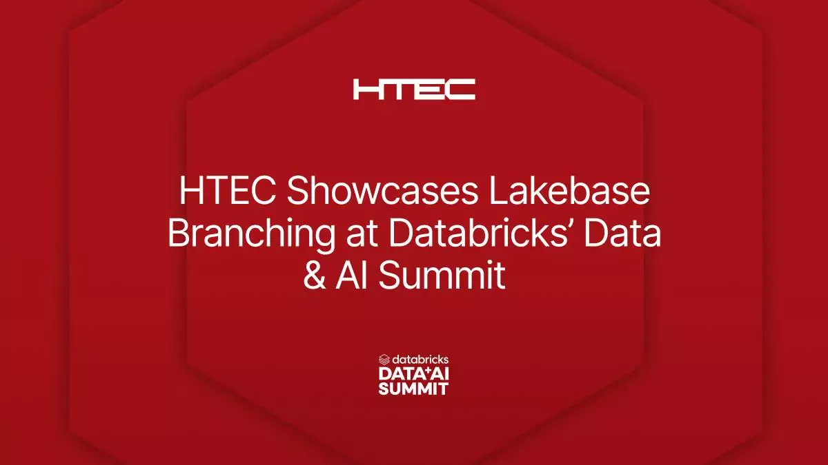 HTEC, the global technology and AI engineering firm headquartered in Silicon Valley, last week showcased how it used Lakebase data branching to enable faster development, safer operations, and new possibilities for data-driven organizations operating in highly regulated environments.