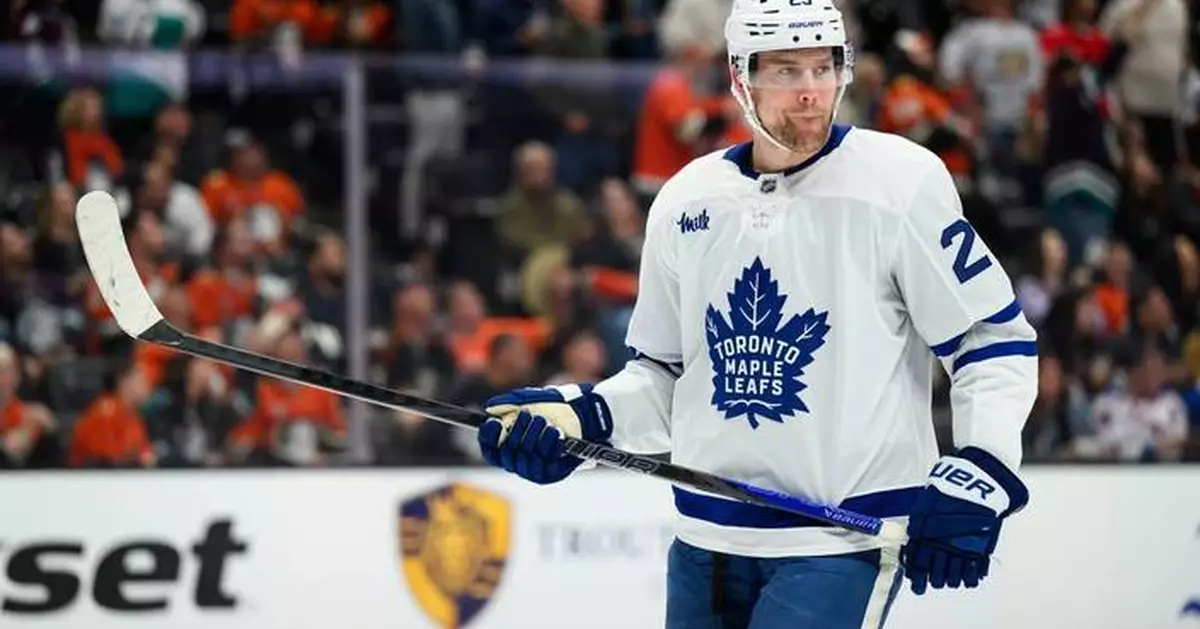 Blues acquire Brandon Carlo from the Maple Leafs in a trade at the NHL draft