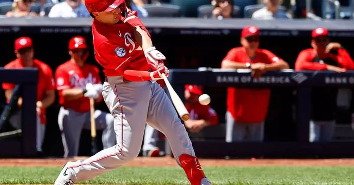 Sal Stewart ties career high with six RBIs and Reds rout Yankees 10-2