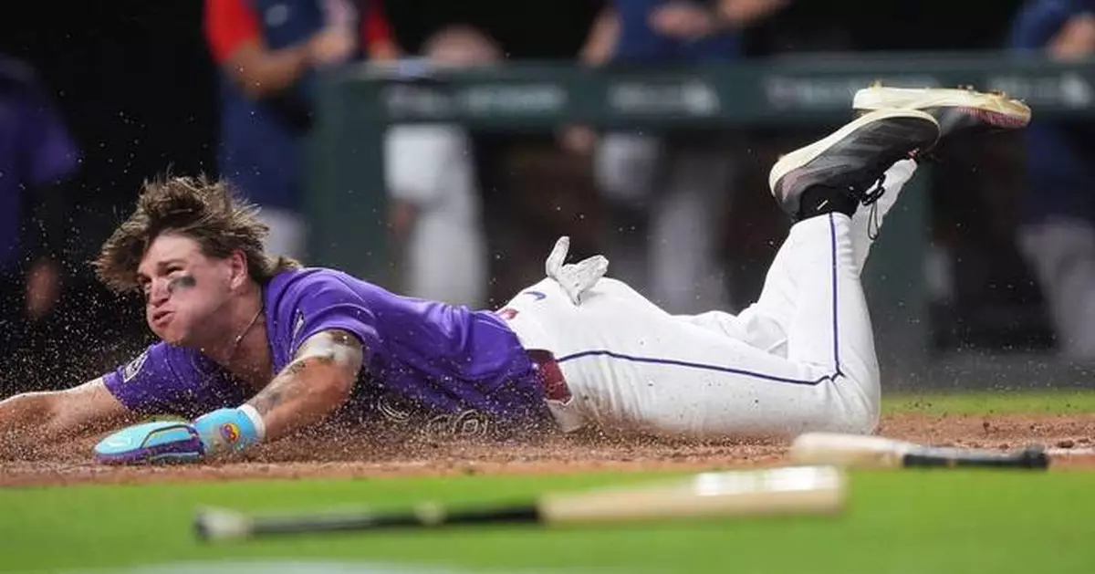 Jake McCarthy hits 3-run triple in 9th inning as Rockies rally for 3-2 win over Red Sox
