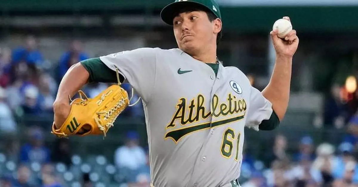 Gage Jump gets his 1st win as the Athletics beat the Cubs 2-1