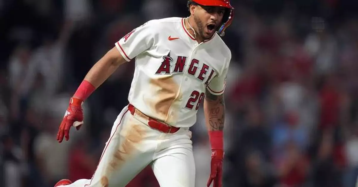 Jose Siri's walk-off single lifts Angels to 3-2 win over Astros in 10 innings