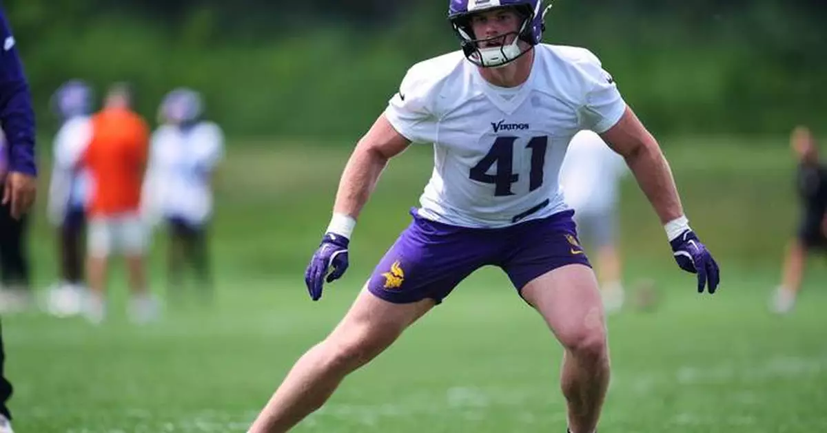 Vikings eager to develop versatile rookie linebacker Jake Golday