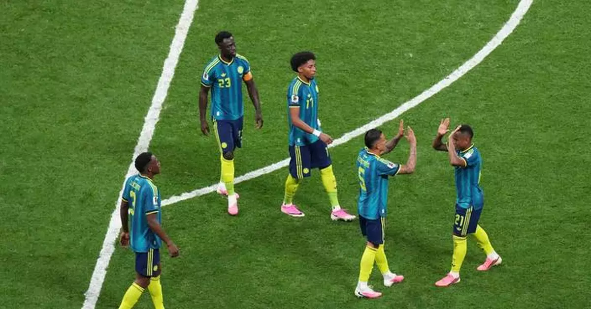 Colombia’s last training session before World Cup match against Congo suspended because of storm