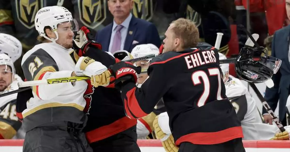 Vegas and Carolina rugged and rolling as they open a Stanley Cup Final nearly a decade in the making