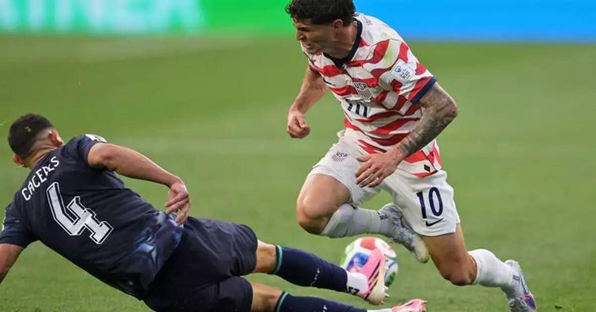 US forward Christian Pulisic practices on his own in calf injury rehab, team says he is 'day to day'