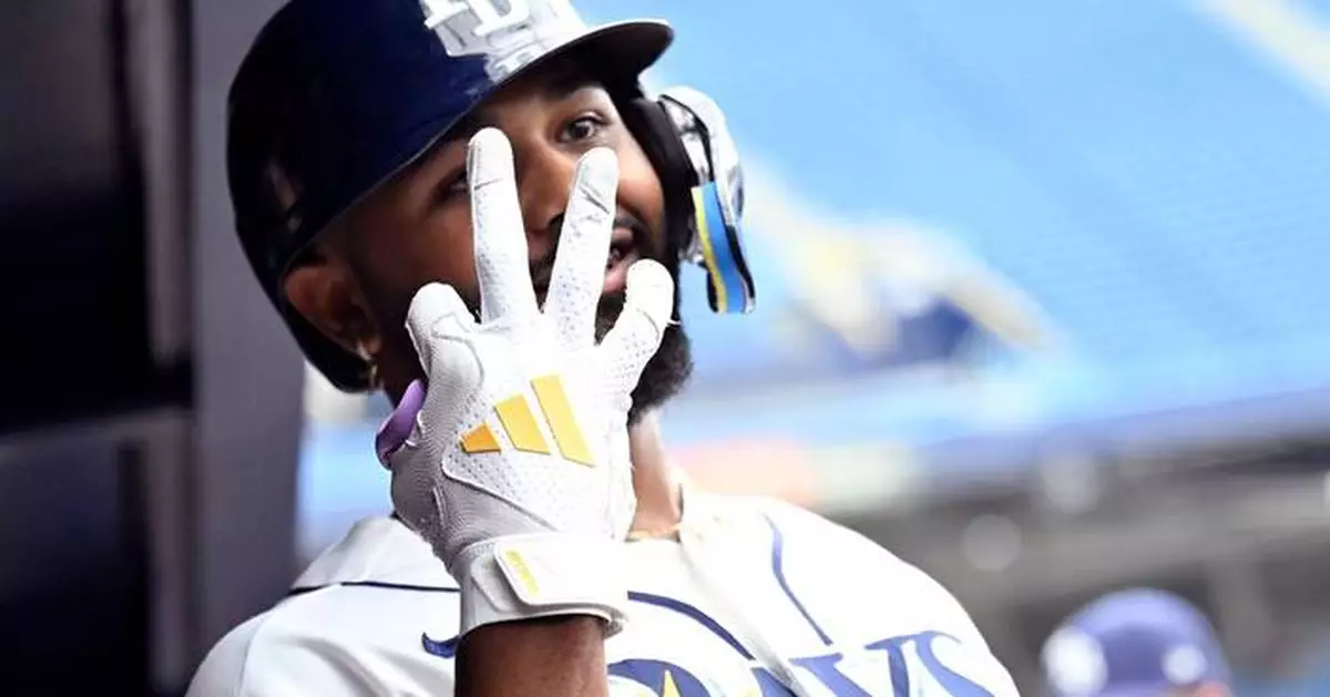 Caminero has three homers against Royals, Rays combine for 8 1/3 no-hit innings in 13-2 win