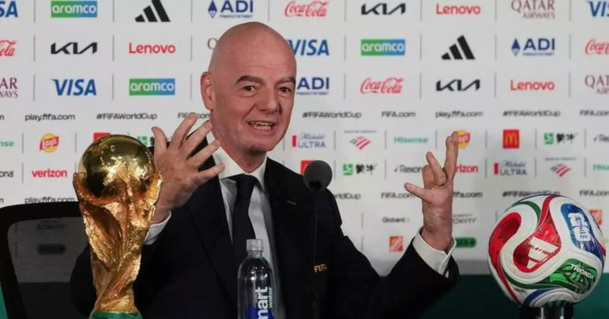 FIFA's Infantino defends World Cup ticket prices, says fans 'should chill' about ref denied US entry