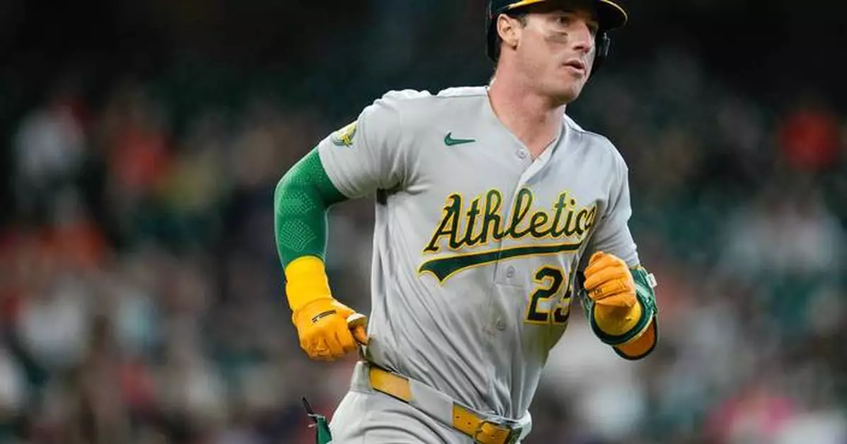 Kurtz, Rooker HRs, Jump's 6 1/3 scoreless innings power Athletics past Astros 5-0