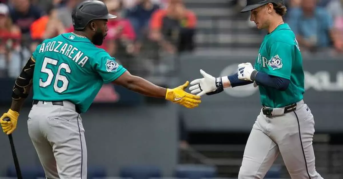 Emerson homers, Crawford singles in go-ahead run in the Mariners' 3-1 win over the Guardians