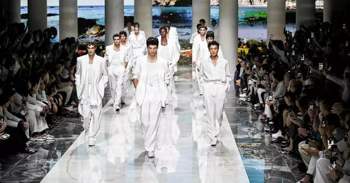 Dolce &amp; Gabbana imagines a Mediterranean escape in menswear built for the heat