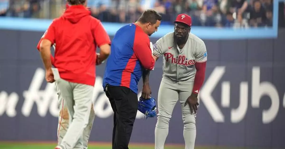 Phillies outfielder Adolis García will undergo season-ending surgery for lat injury