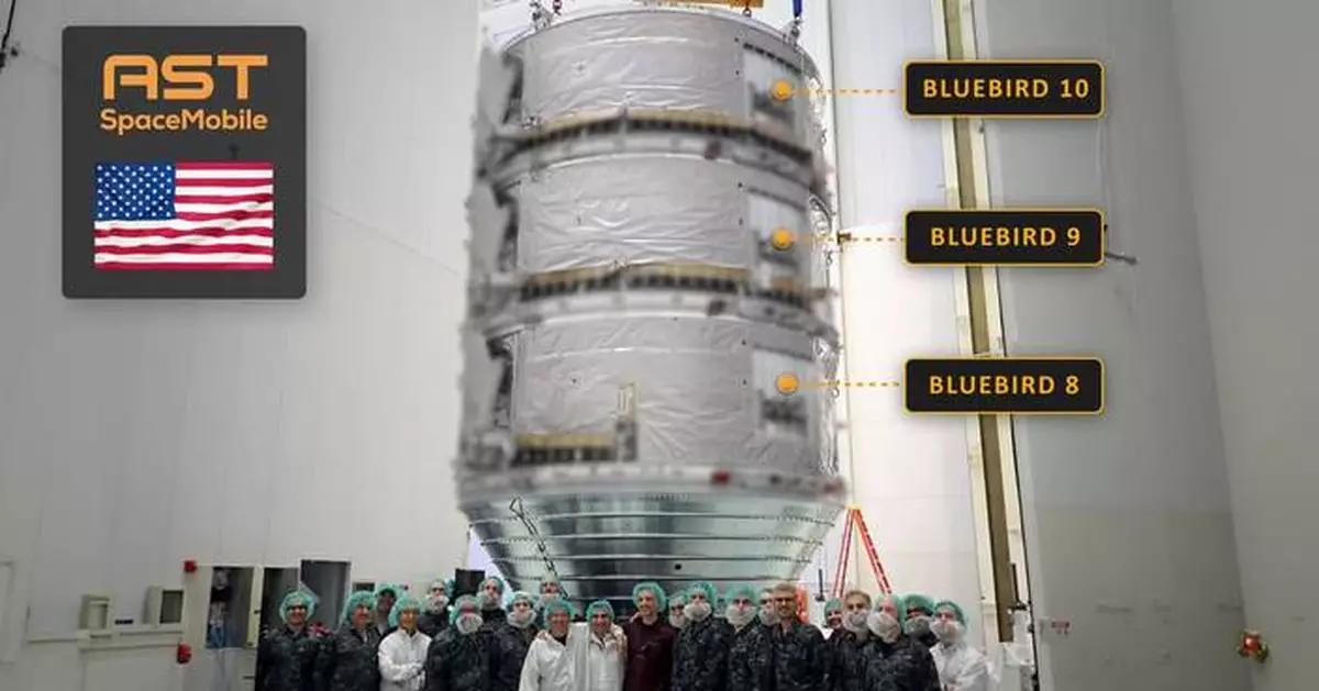 AST SpaceMobile Announces Launch Date for BlueBird Satellites 8, 9, and 10