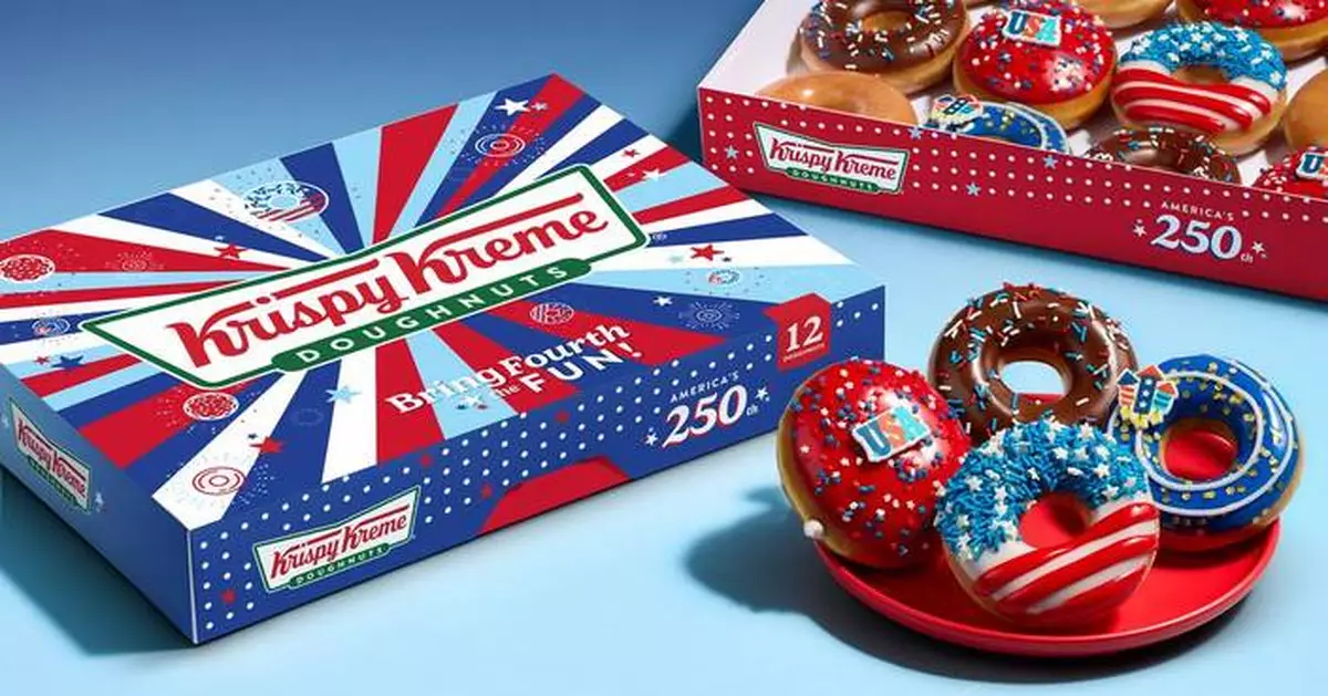 KRISPY KREME® Helps America Celebrate 250 Years of Independence with Patriotic Doughnut Collection and Sweet July 4th Deals