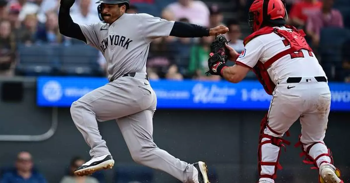 Yankees put OF Grisham on 10-day IL; Stanton's return delayed by soreness