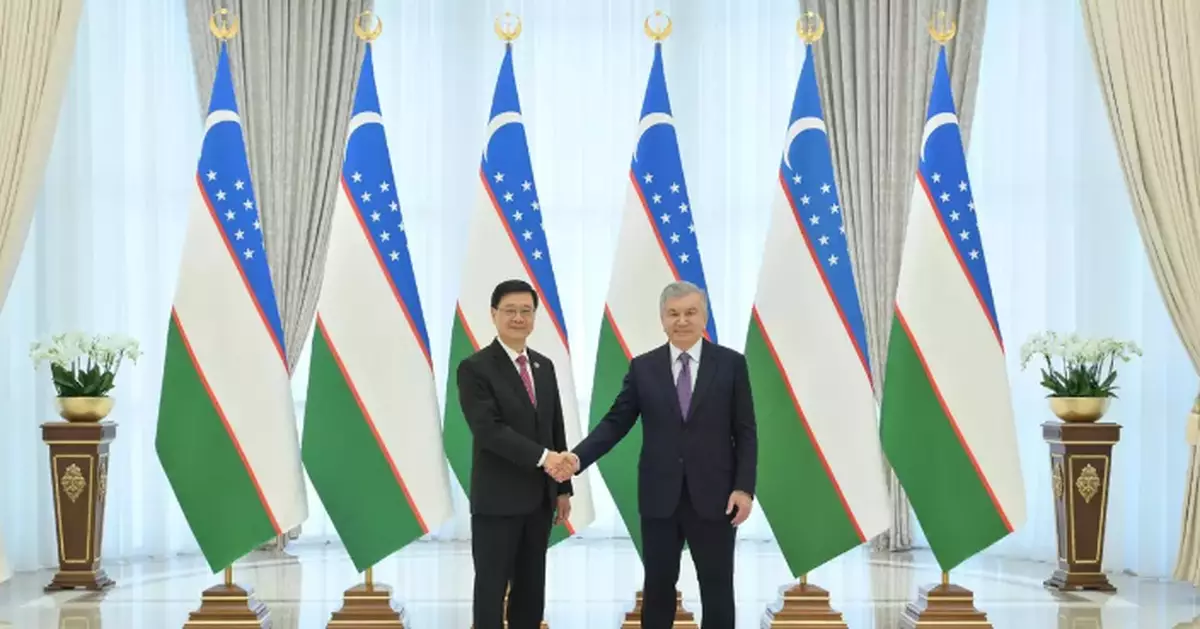 CE Leads Hong Kong Delegation to Strengthen Ties with Uzbekistan on Trade and Innovation During the Visit