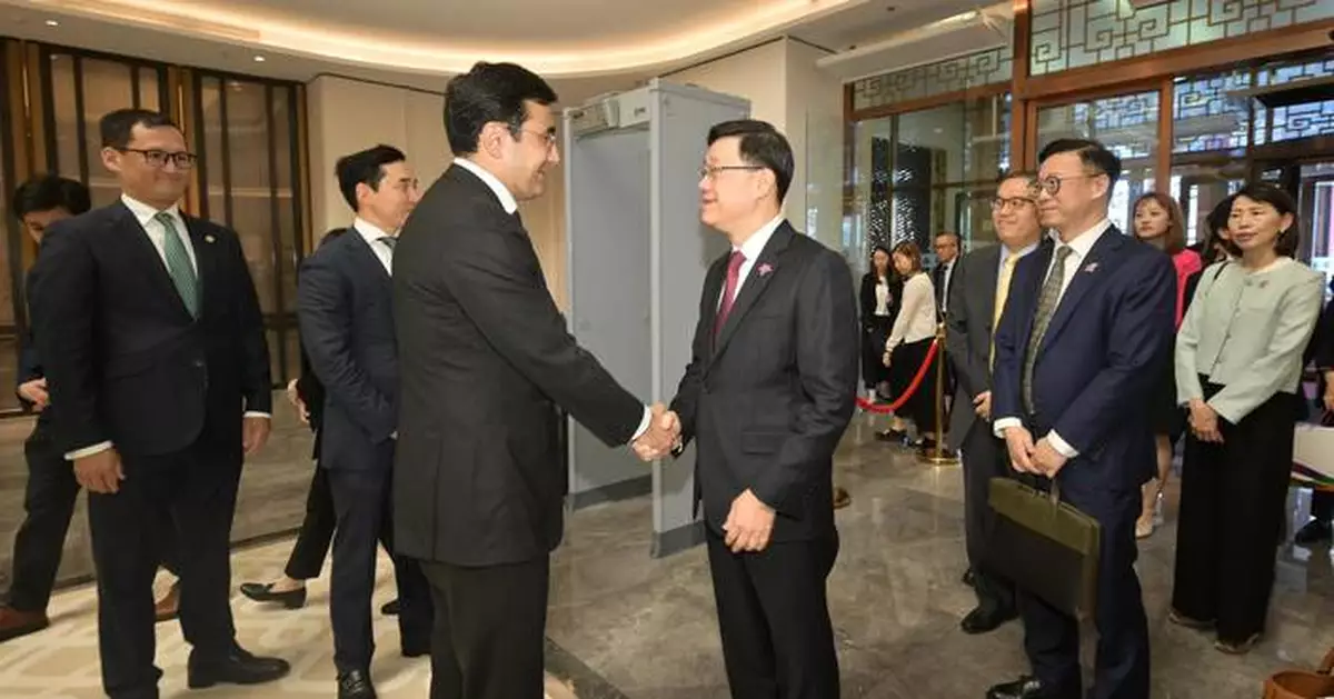 John Lee Leads Hong Kong Delegation to Strengthen Business Ties with Kazakhstan